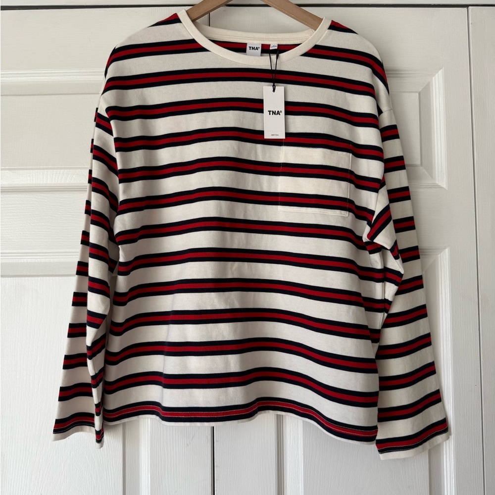 Aritzia NWT TNA Mighty Cotton Fletch Longsleeve